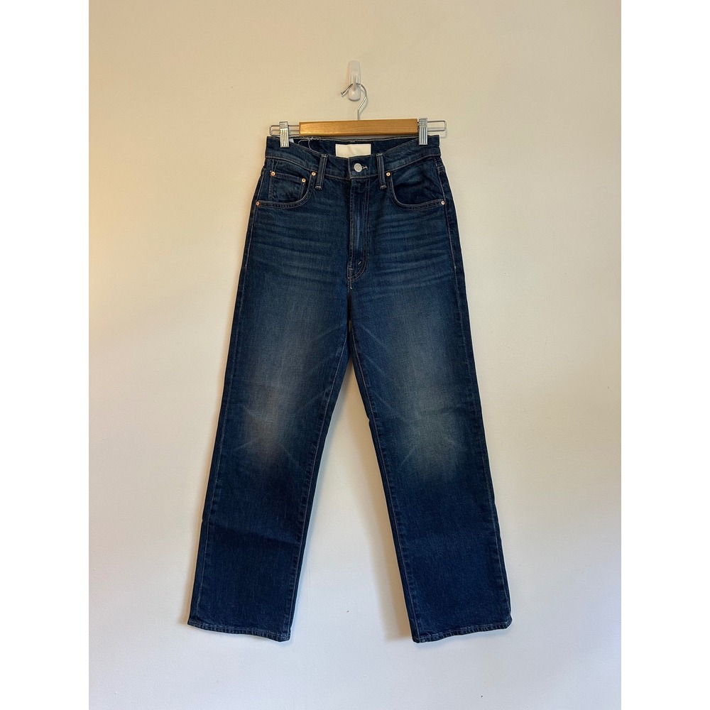 Mother The Rambler Zip Ankle Jeans in Lets Wine About It Wash | Size 26